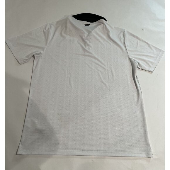 PGX Comfort Fit Saguaro Perforated Polo in White - Picture 3 of 4